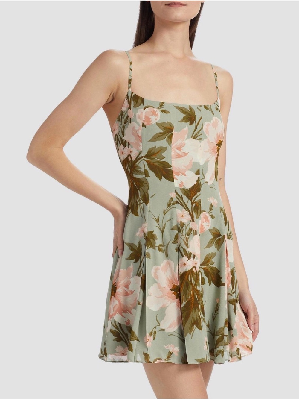 Reformation Annelise Floral Mini Dress/ Size 6
